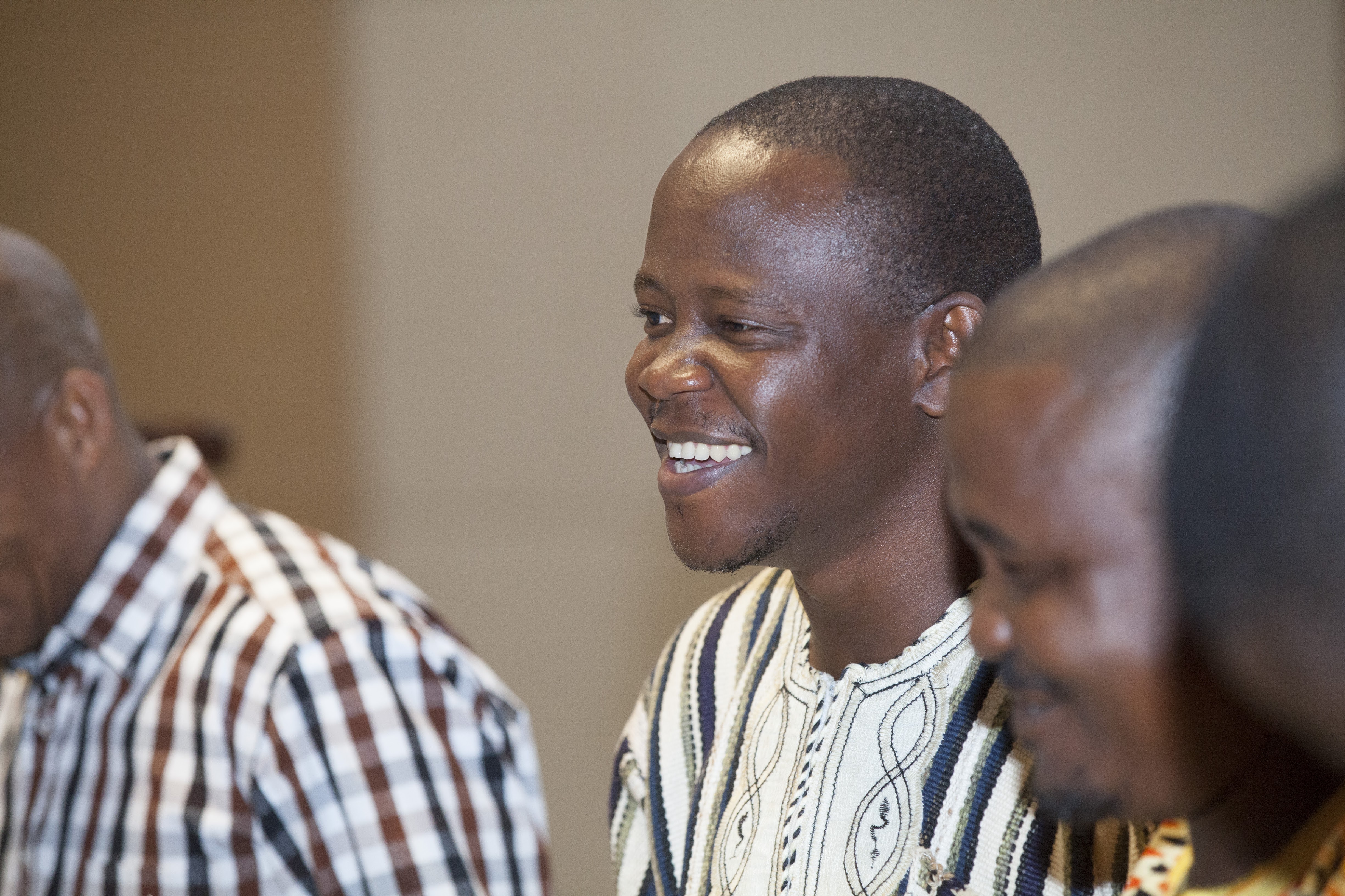 Titus K. Koikoi, a learner in UGHE’s Global Health Delivery Leadership Program, during a closing ceremony for the University’s first Executive Education course.