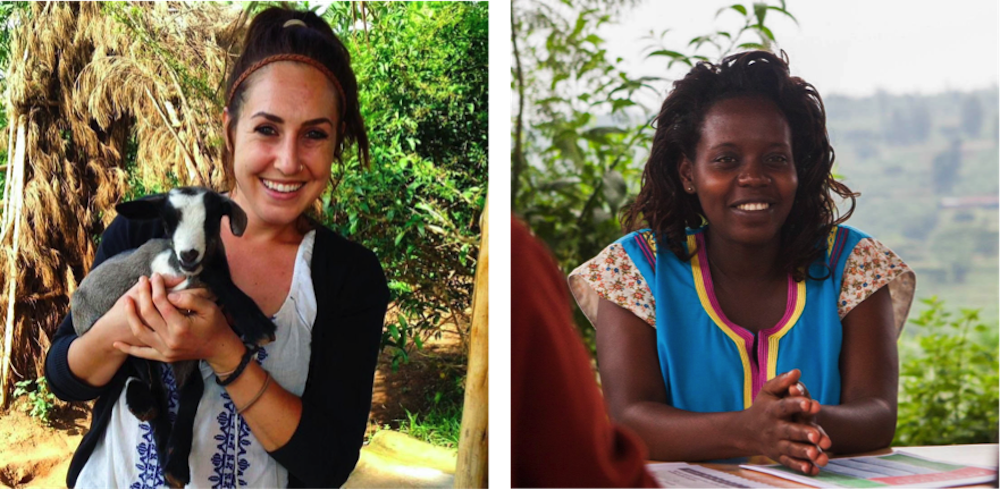 MGHD students Marcella Canelo & Angeline Mumararungu