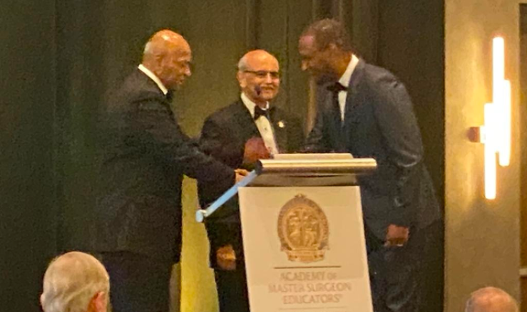 Professor Abebe Bekele, Dean of the School of Medicine at UGHE is admitted into the Academy of Master Surgeon Educators®