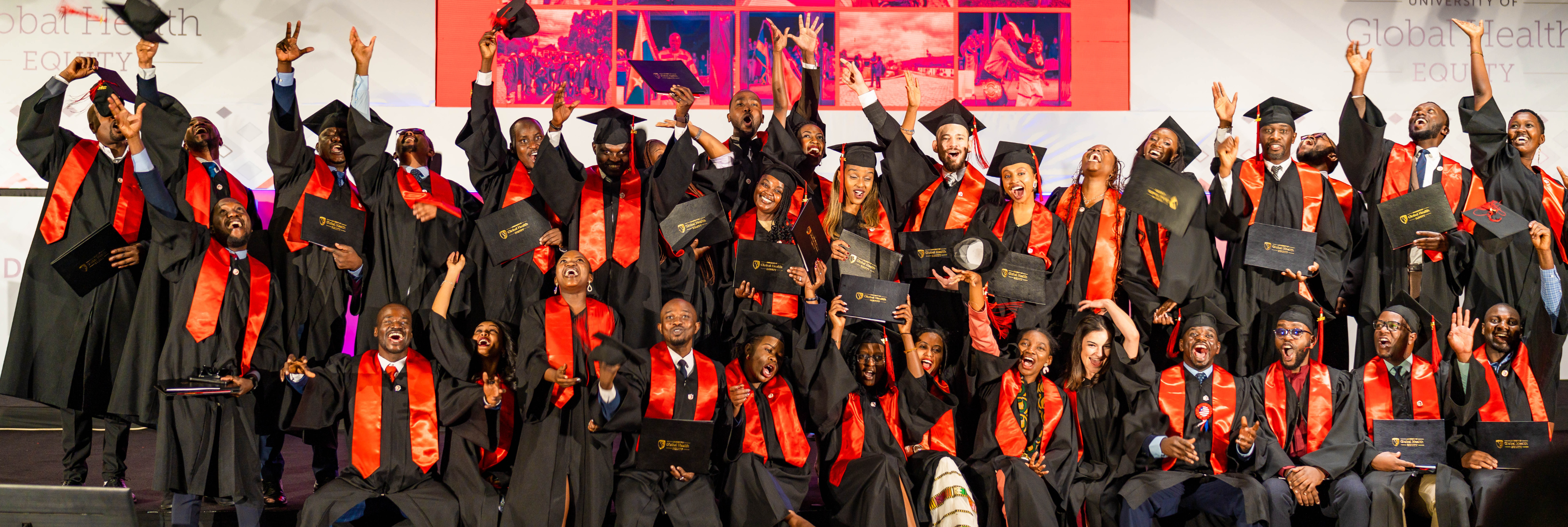 UGHE Celebrates Graduation of 8th Cohort of the Master of Science in Global Health Delivery