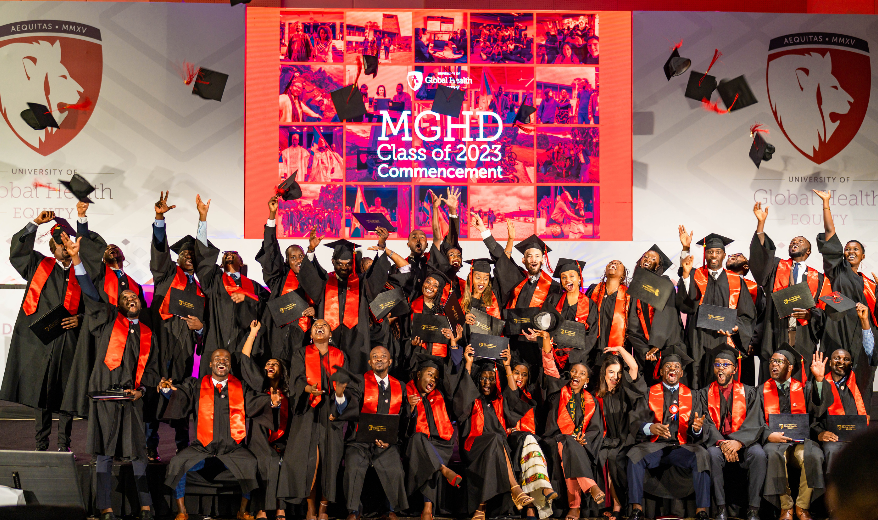 UGHE Celebrates Graduation of 8th Cohort of the Master of Science in Global Health Delivery