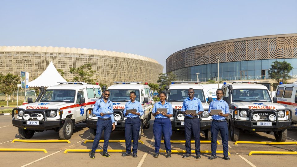 The 912Rwanda project uses digital communication to improve emergency care and save more lives. Proto credits: Andrée Rugema / MoH